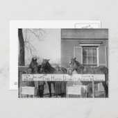 Carte Postale Dîner gratuit pour les chevaux, 1923 (Devant / Derrière)