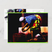 CARTE POSTALE DÎNER HEURE PAR MOJISOLA A GBADAMOSI OKUBULE (Devant / Derrière)