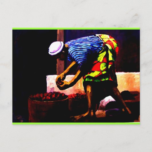 CARTE POSTALE DÎNER HEURE PAR MOJISOLA A GBADAMOSI OKUBULE (Devant)