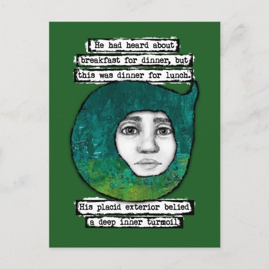 Carte postale Dîner pour déjeuner (Devant)