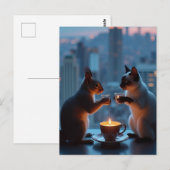 Carte Postale Dîner romantique (Devant / Derrière)