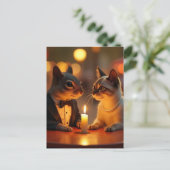 Carte Postale Dîner romantique (Debout devant)