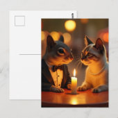 Carte Postale Dîner romantique (Devant / Derrière)