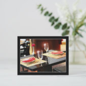 Carte Postale Dîner romantique pour deux (Debout devant)