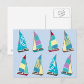 Carte Postale Dinghes vintages (Devant / Derrière)