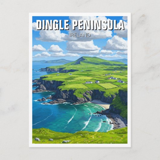 Carte Postale Dingle Peninsula Irlande Voyage (Devant)
