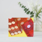 Carte Postale Dinice blanc rouge (Debout devant)