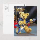 Carte Postale Dinky Bears Guitariste (Devant / Derrière)
