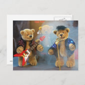 Carte Postale Dinky Bears Rocband (Devant / Derrière)