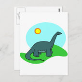 Carte Postale Dino (Devant / Derrière)