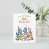Carte Postale Dino Anniversaire Bash (Debout devant)