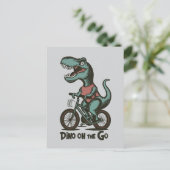 Carte Postale Dino on the Go (Debout devant)