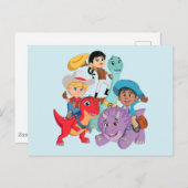 Carte Postale Dino Ranch Yee Haw ! (Devant / Derrière)