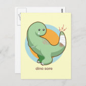 Carte Postale Dino Sore (Devant / Derrière)