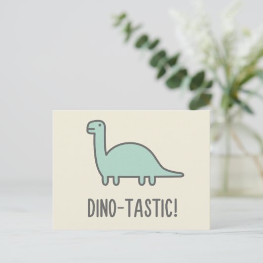 Carte Postale Dino-Tastic (Debout devant)