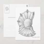 Carte Postale Dinoflagellé (Devant / Derrière)