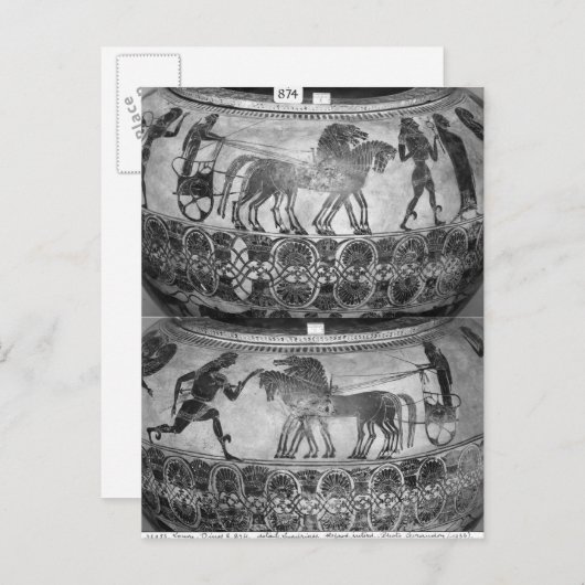 Carte Postale Dinos mansardés (Devant / Derrière)