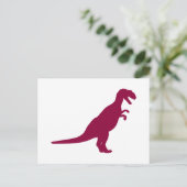 Carte Postale Dinosaur Maroon (Debout devant)