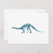 Carte Postale Dinosaur Skeleton (Devant / Derrière)