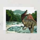Carte postale Dinosaur Spinosaurus (Devant / Derrière)