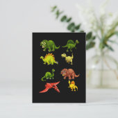 Carte Postale Dinosaur Ventilateur Trex Spinosaurus Garçons Rept (Debout devant)