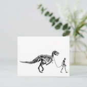 CARTE POSTALE DINOSAUR WALK (Debout devant)
