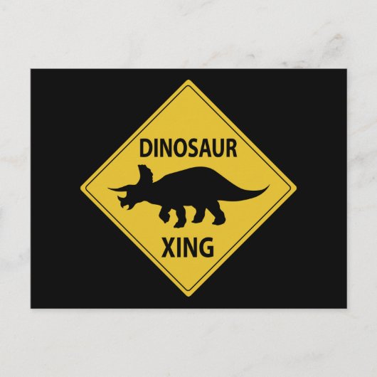 Carte Postale Dinosaur Xing (Devant)
