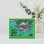Carte Postale Dinosaure (Debout devant)