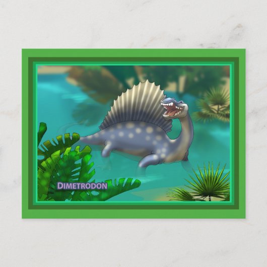 Carte Postale Dinosaure (Devant)