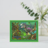 Carte Postale Dinosaure (Debout devant)