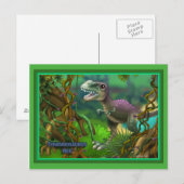 Carte Postale Dinosaure (Devant / Derrière)