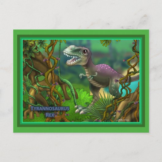 Carte Postale Dinosaure (Devant)