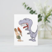 Carte Postale Dinosaure (Debout devant)
