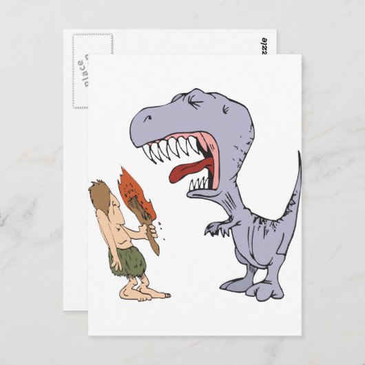 Carte Postale Dinosaure (Devant / Derrière)