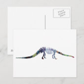 Carte Postale Dinosaure (Devant / Derrière)