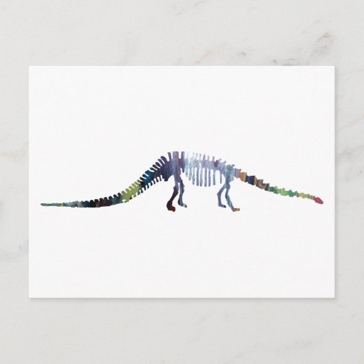 Carte Postale Dinosaure (Devant)