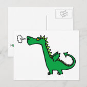 Carte Postale Dinosaure (Devant / Derrière)