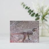 Carte Postale dinosaure (Debout devant)