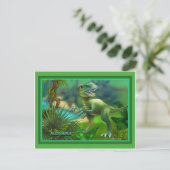 Carte Postale Dinosaure (Debout devant)