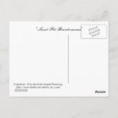 Carte Postale Dinosaure avec Cavegirl (Dos)