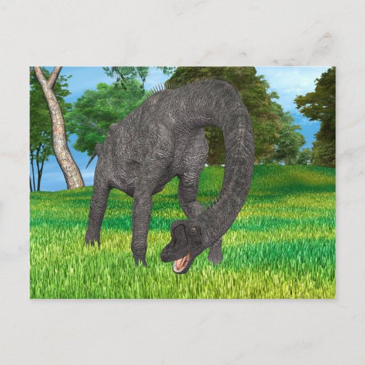 Carte Postale Dinosaure Brachiosaure (Devant)