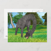 Carte Postale Dinosaure Brachiosaurus (Devant / Derrière)
