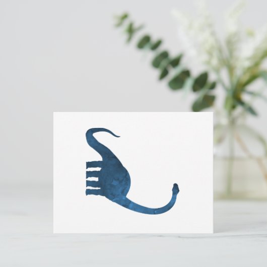 Carte Postale Dinosaure - Brontosaurus - Art (Debout devant)