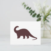 Carte Postale Dinosaure Brown (Debout devant)