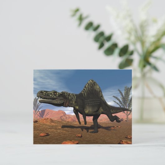 Carte Postale Dinosaure d'Arizonasaurus - rendu 3D (Debout devant)