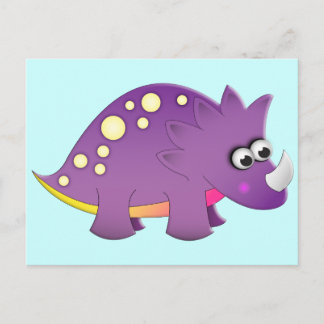 Carte Postale Dinosaure de caricature
