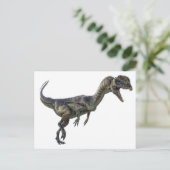 Carte Postale Dinosaure de Dilophosaurus (Debout devant)