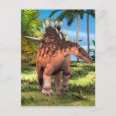 Carte Postale Dinosaure Kentrosaurus (Devant)