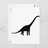 Carte Postale Dinosaure - Longneck (Devant / Derrière)