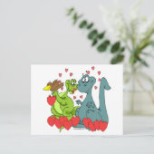 Carte Postale Dinosaure Love (Debout devant)